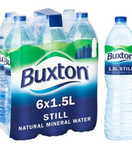 BUXTON NATURAL MINERAL WATER STILL 6 X 1.5LT