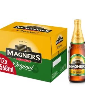 Magners Original Apple Irish Cider 568ml, Case of 12 Cider ...